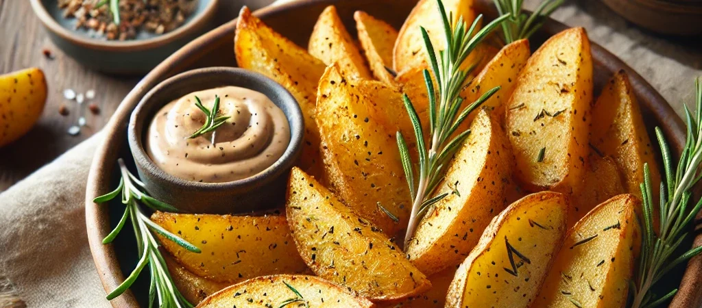 Batata Rústica na Air Fryer: Crocante por Fora, Macia por Dentro
