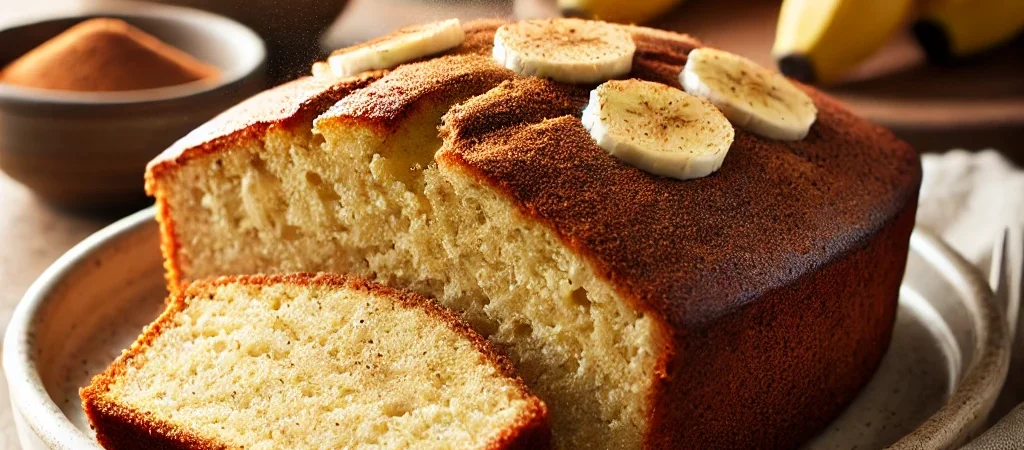 Bolo de Banana Madura Sem Leite e Sem Ovo: Fofinho, Prático e Perfeito com Café