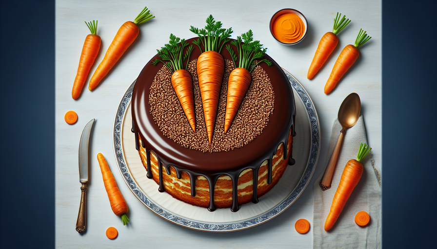 Receita de Bolo de Cenoura Fofinho com Cobertura de Chocolate