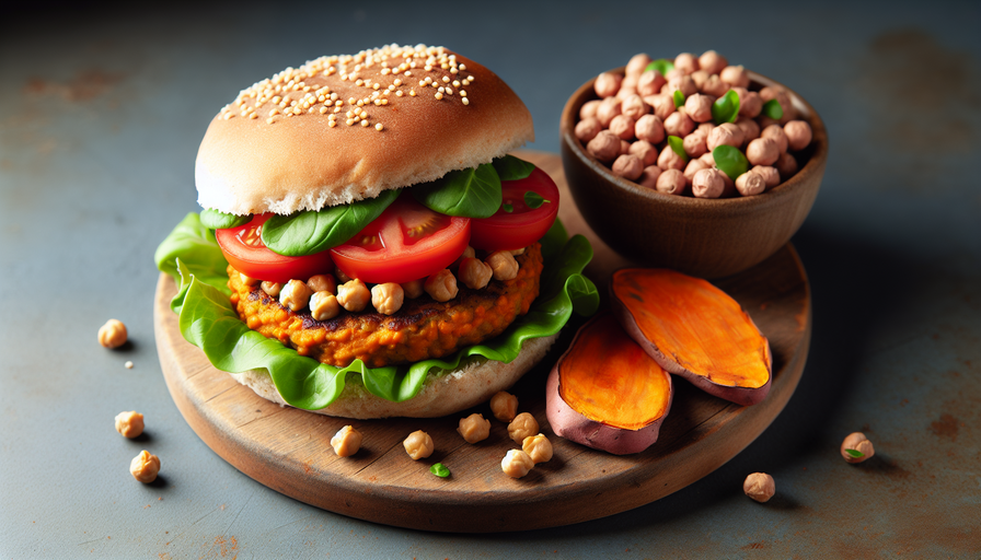 Hambúrguer de Grão de Bico: A Opção Vegana que Todos Estão Amando