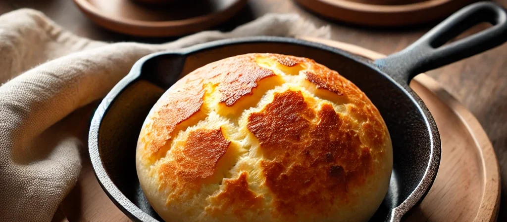 Pão de Queijo de Frigideira com 3 Ingredientes: Rápido, Sem Forno e Irresistível