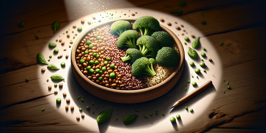 Arroz Integral com Lentilhas e Brócolis: Uma Refeição Saudável e Nutritiva