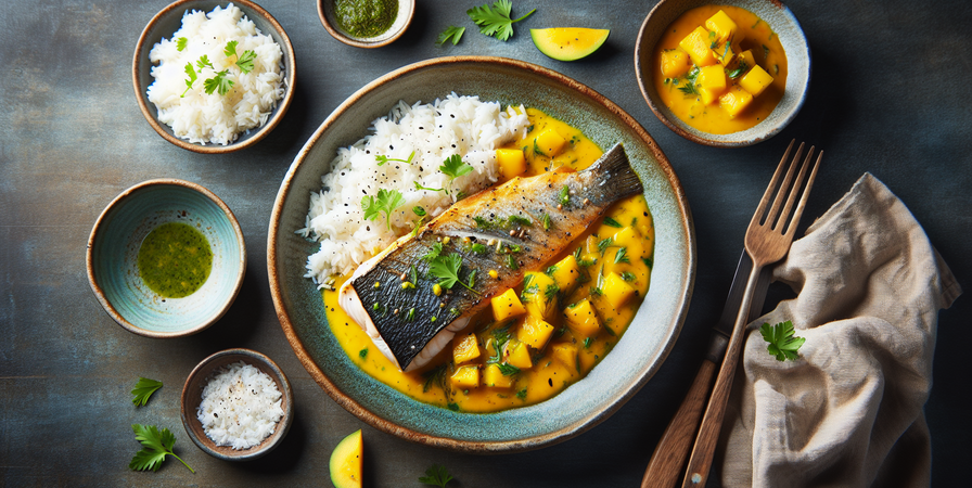 Peixe ao Molho de Manga: Uma Receita Refrescante e Saborosa