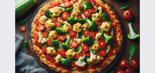 Pizza Vegana de Couve-Flor: Uma Delícia Crocante e Saudável
