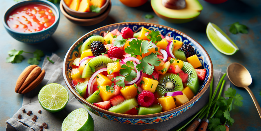 Ceviche Vegano de Frutas: Refrescante e Delicioso Ceviche Vegano de Frutas: Refrescante e Delicioso